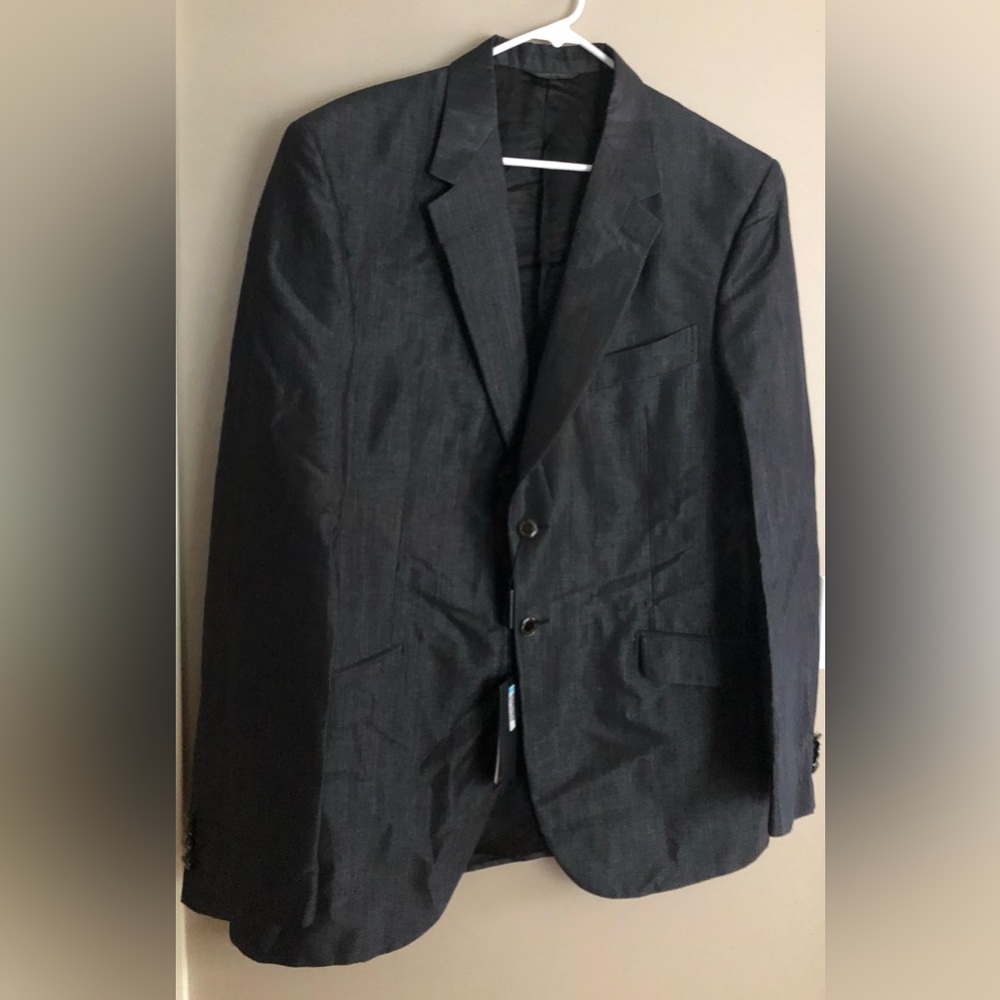 NWT  CARLO PIGNATELLI Classico Wool Blend 4 Pc Charcoal Suit Italian  Orig $1678